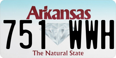 AR license plate 751WWH