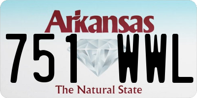 AR license plate 751WWL