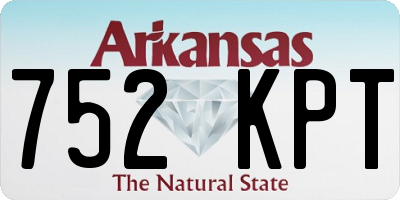 AR license plate 752KPT