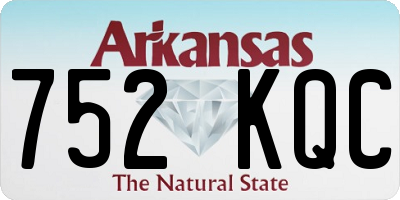 AR license plate 752KQC