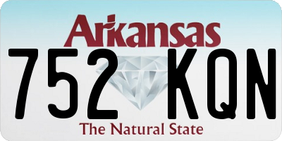 AR license plate 752KQN