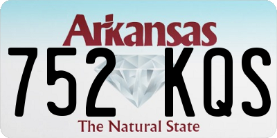 AR license plate 752KQS
