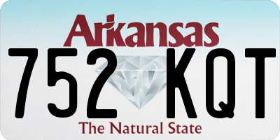 AR license plate 752KQT