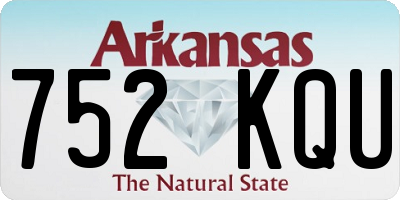 AR license plate 752KQU