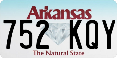 AR license plate 752KQY