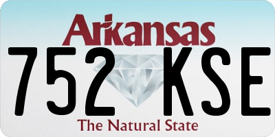 AR license plate 752KSE