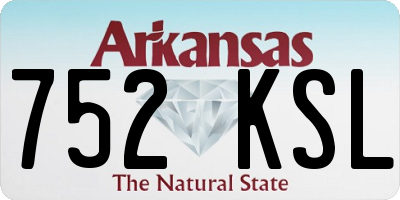 AR license plate 752KSL