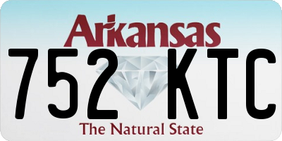 AR license plate 752KTC