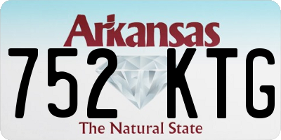 AR license plate 752KTG