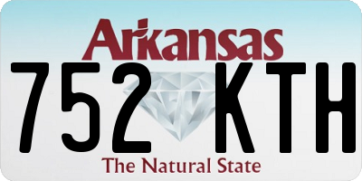 AR license plate 752KTH