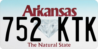AR license plate 752KTK