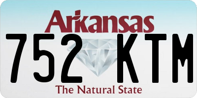 AR license plate 752KTM