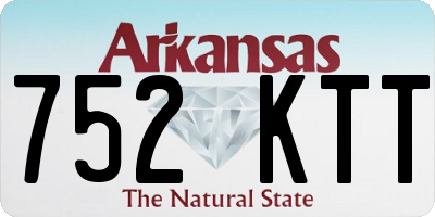 AR license plate 752KTT