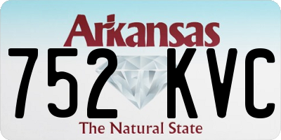 AR license plate 752KVC