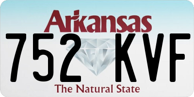 AR license plate 752KVF