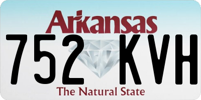 AR license plate 752KVH