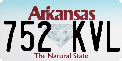 AR license plate 752KVL
