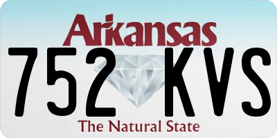 AR license plate 752KVS