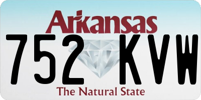 AR license plate 752KVW