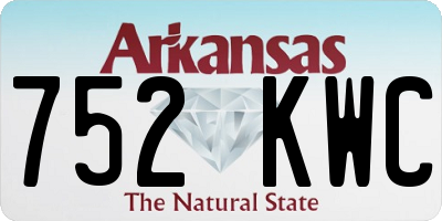 AR license plate 752KWC