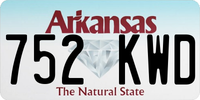 AR license plate 752KWD