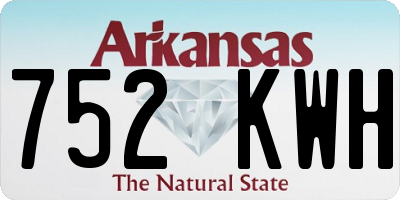 AR license plate 752KWH