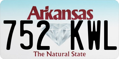 AR license plate 752KWL