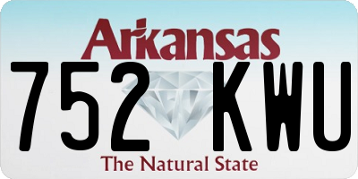 AR license plate 752KWU