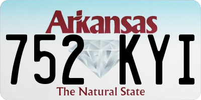 AR license plate 752KYI