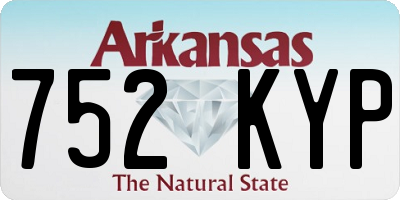 AR license plate 752KYP