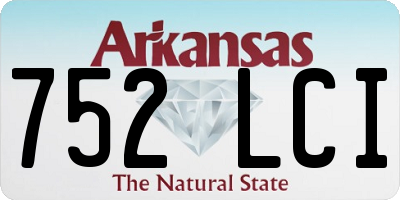 AR license plate 752LCI