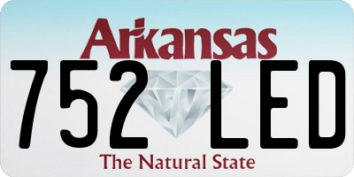 AR license plate 752LED