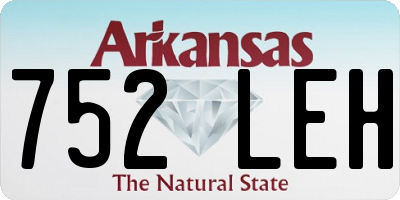 AR license plate 752LEH