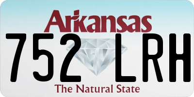 AR license plate 752LRH