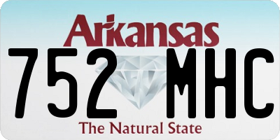 AR license plate 752MHC