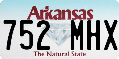 AR license plate 752MHX