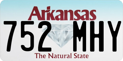 AR license plate 752MHY