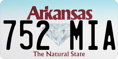 AR license plate 752MIA