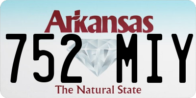 AR license plate 752MIY