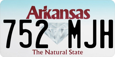 AR license plate 752MJH