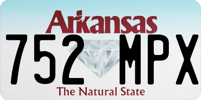 AR license plate 752MPX