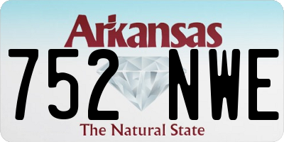 AR license plate 752NWE