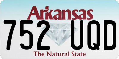 AR license plate 752UQD