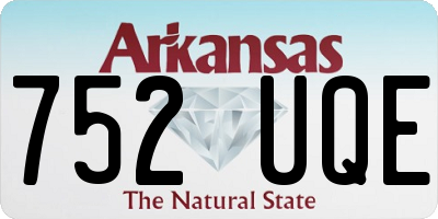 AR license plate 752UQE