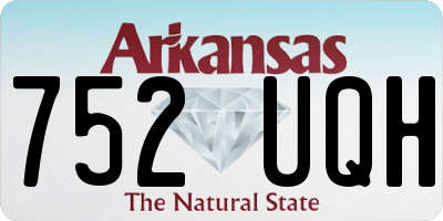 AR license plate 752UQH