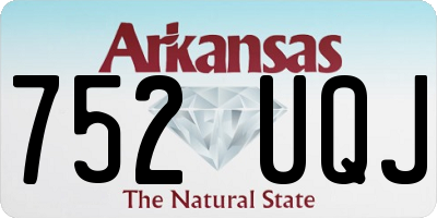 AR license plate 752UQJ