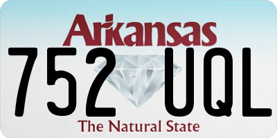 AR license plate 752UQL