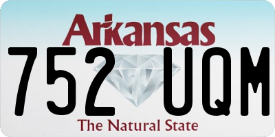 AR license plate 752UQM