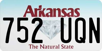AR license plate 752UQN