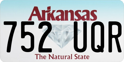 AR license plate 752UQR